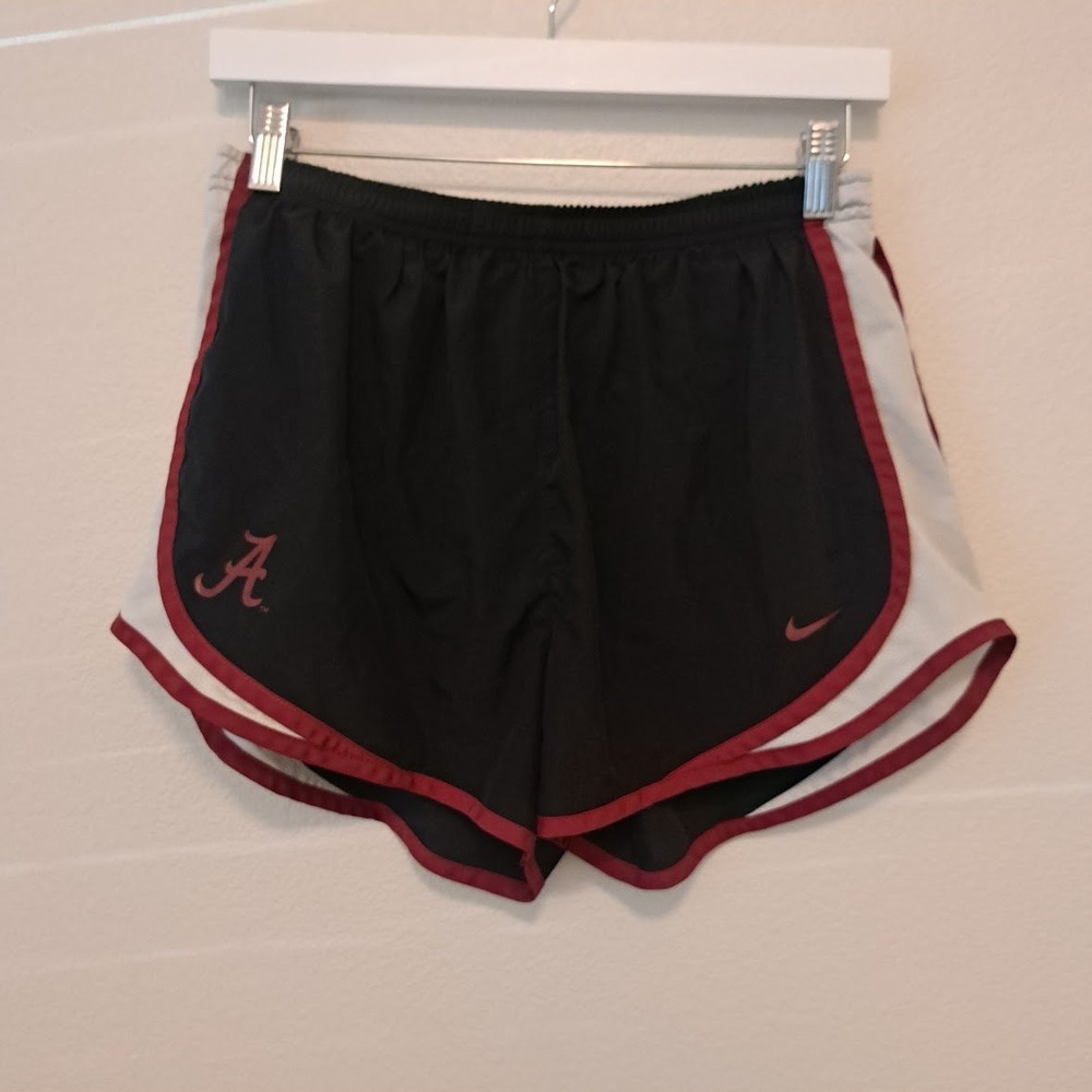Nike Alabama Crimson Tide Dri-FIT Running Shorts Black Crimson Women's Medium